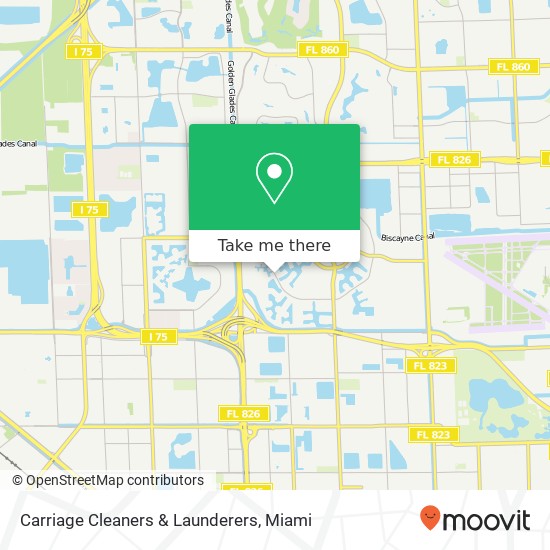 Carriage Cleaners & Launderers map