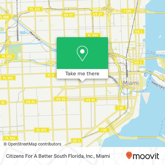 Citizens For A Better South Florida, Inc. map