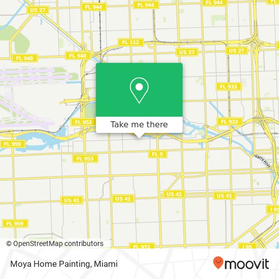 Moya Home Painting map