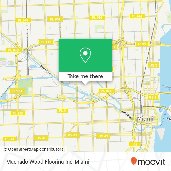 Machado Wood Flooring Inc map
