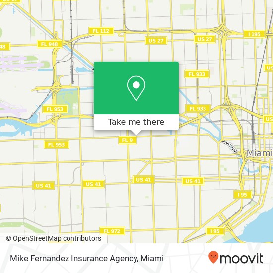 Mike Fernandez Insurance Agency map