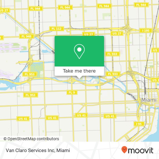 Van Claro Services Inc map