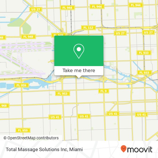 Mapa de Total Massage Solutions Inc