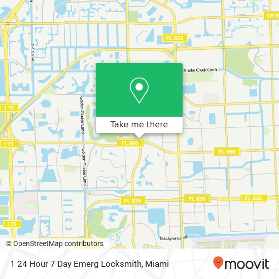 1 24 Hour 7 Day Emerg Locksmith map