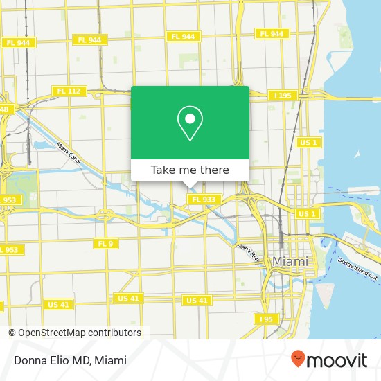 Donna Elio MD map