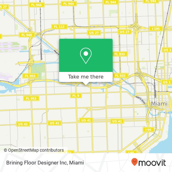 Mapa de Brining Floor Designer Inc