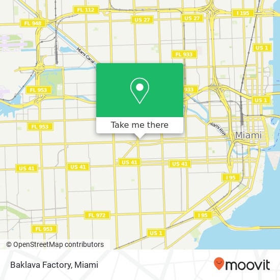 Mapa de Baklava Factory