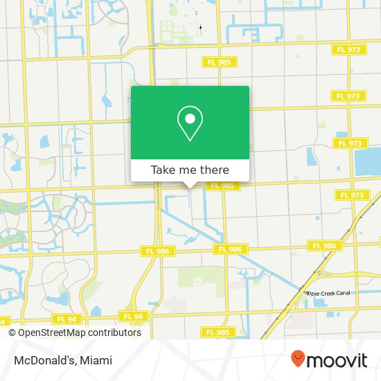 McDonald's map