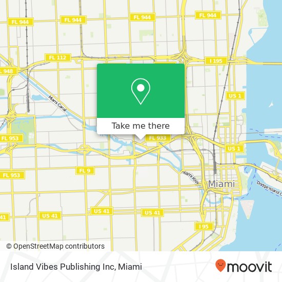 Mapa de Island Vibes Publishing Inc