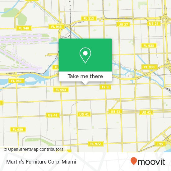 Mapa de Martin's Furniture Corp