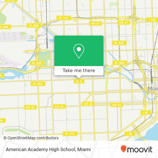 American Academy High School map