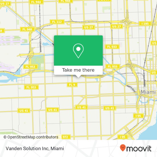 Vanden Solution Inc map