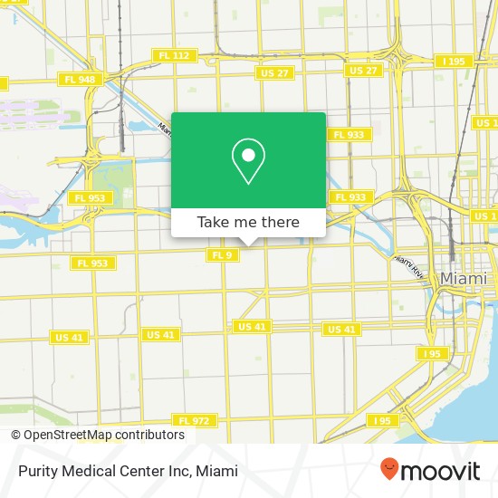 Purity Medical Center Inc map