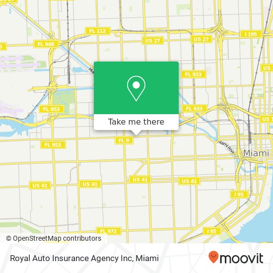 Royal Auto Insurance Agency Inc map