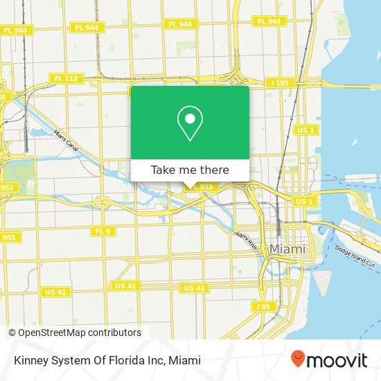 Mapa de Kinney System Of Florida Inc