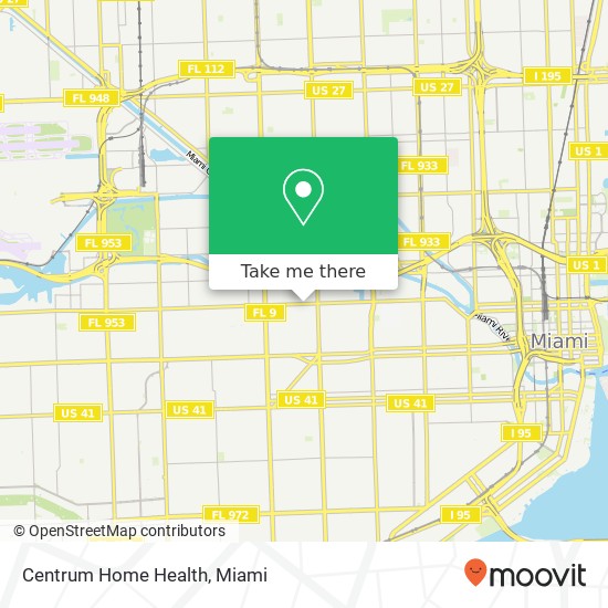 Mapa de Centrum Home Health