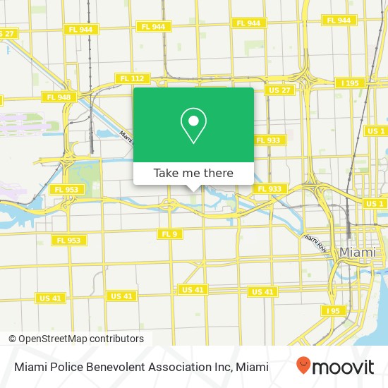 Mapa de Miami Police Benevolent Association Inc