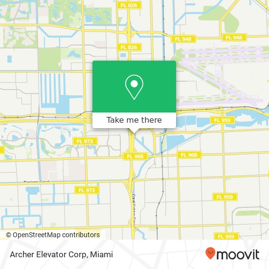 Archer Elevator Corp map