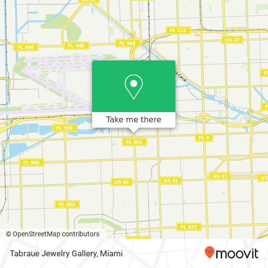 Tabraue Jewelry Gallery map