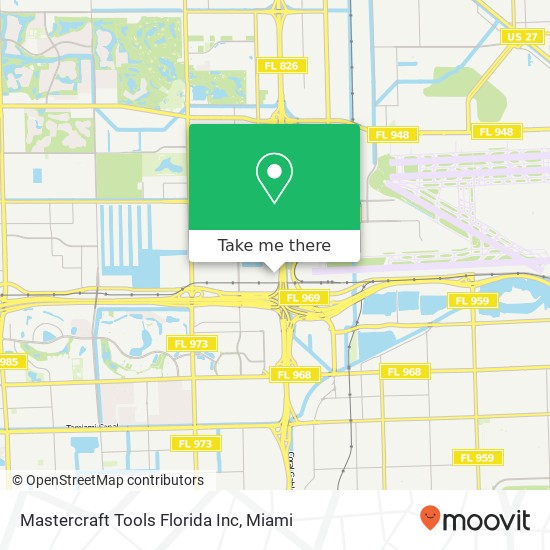 Mastercraft Tools Florida Inc map