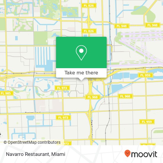 Navarro Restaurant map