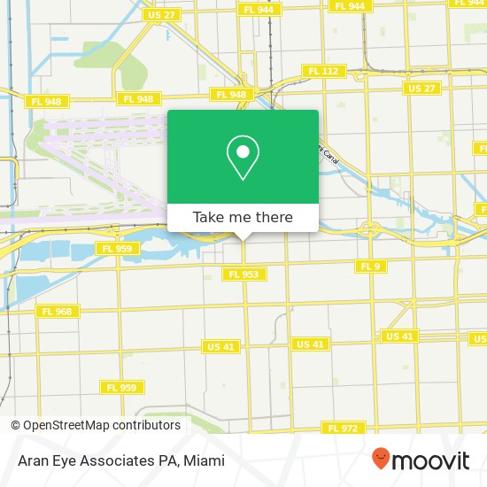 Aran Eye Associates PA map