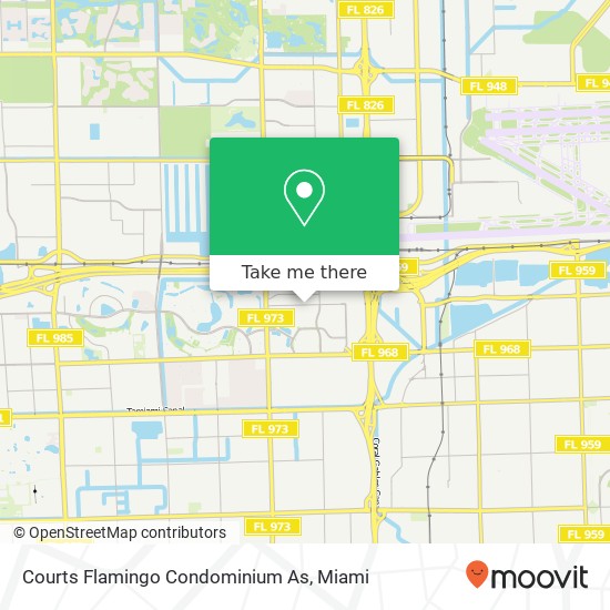 Mapa de Courts Flamingo Condominium As