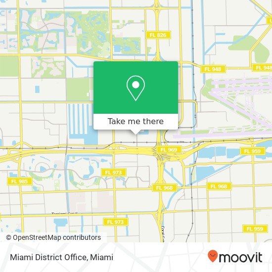 Miami District Office map