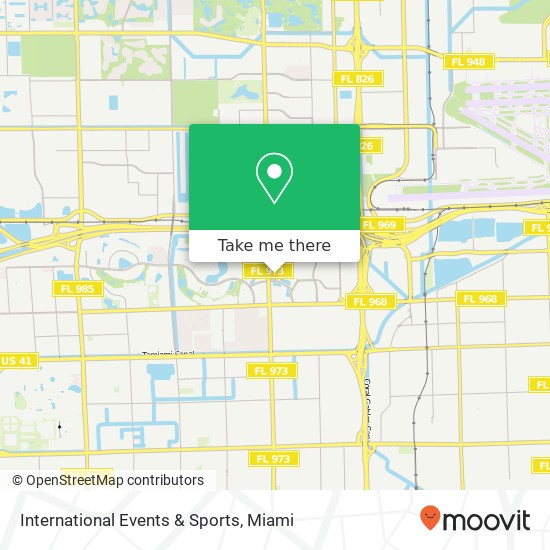 Mapa de International Events & Sports