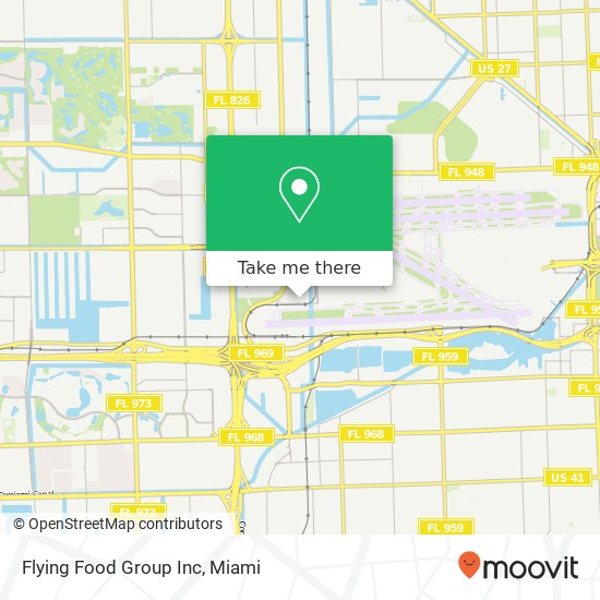 Mapa de Flying Food Group Inc
