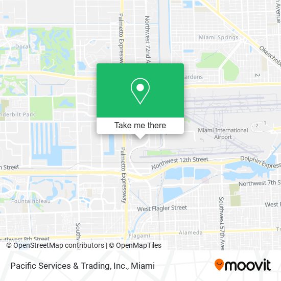 Mapa de Pacific Services & Trading, Inc.