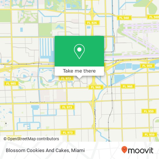 Mapa de Blossom Cookies And Cakes