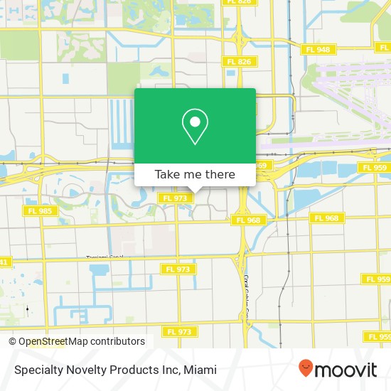 Specialty Novelty Products Inc map