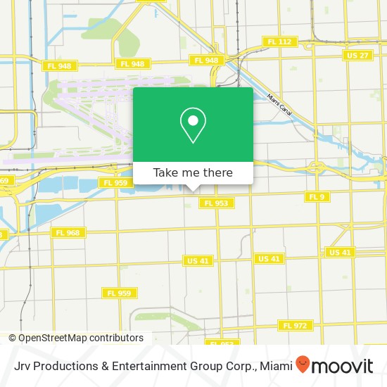 Mapa de Jrv Productions & Entertainment Group Corp.