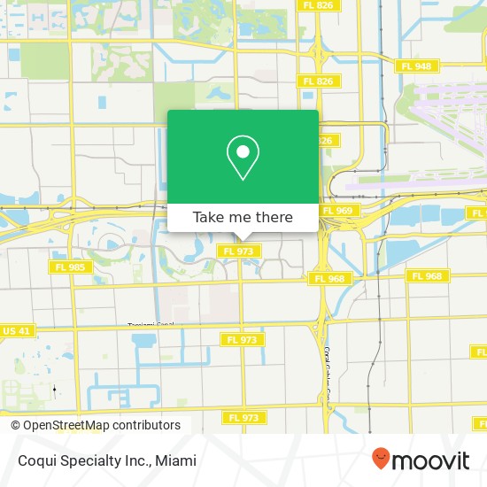 Coqui Specialty Inc. map