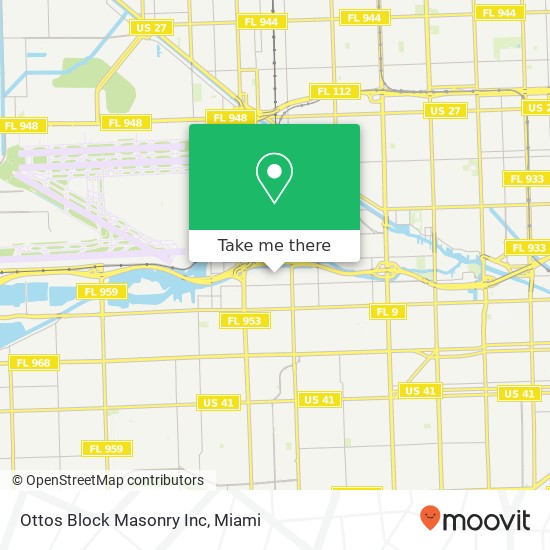 Ottos Block Masonry Inc map