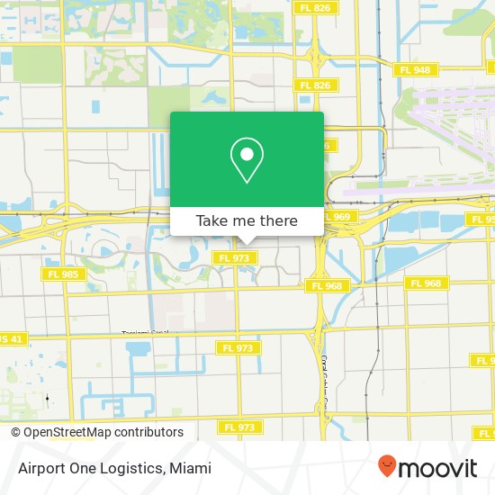 Mapa de Airport One Logistics