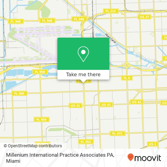 Millenium International Practice Associates PA map