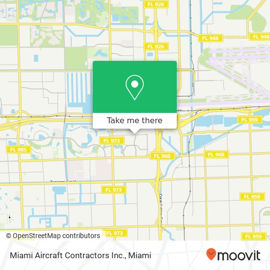 Miami Aircraft Contractors Inc. map