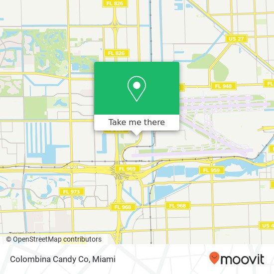 Colombina Candy Co map