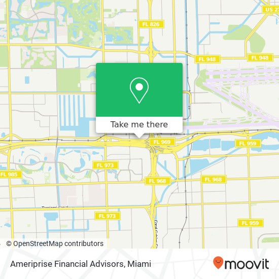 Mapa de Ameriprise Financial Advisors