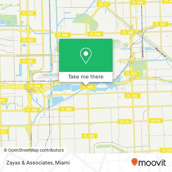 Zayas & Associates map