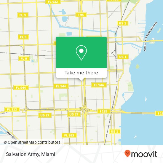 Salvation Army map