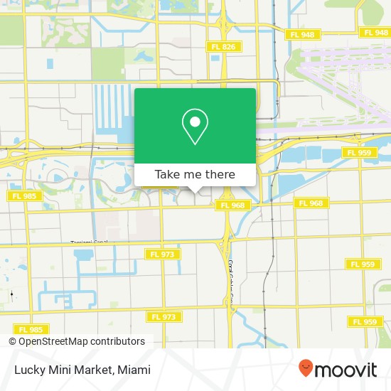 Mapa de Lucky Mini Market