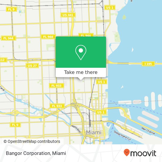 Bangor Corporation map