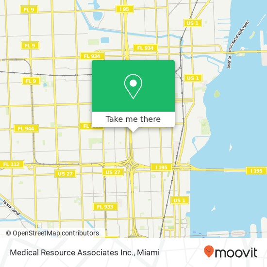 Mapa de Medical Resource Associates Inc.