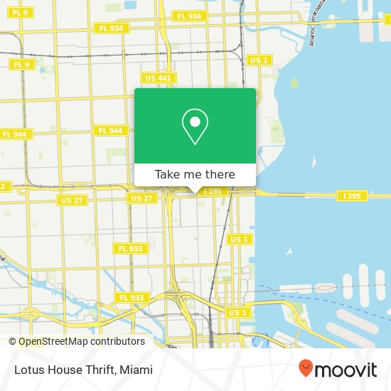 Lotus House Thrift map