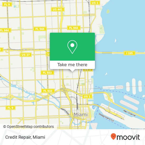 Credit Repair map