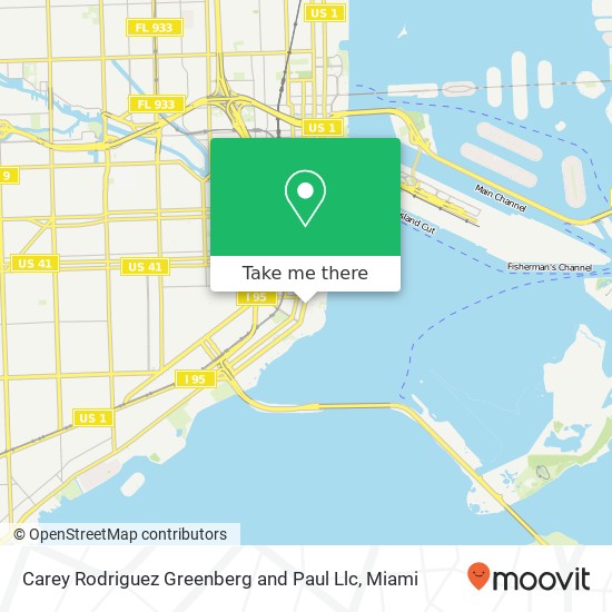 Carey Rodriguez Greenberg and Paul Llc map