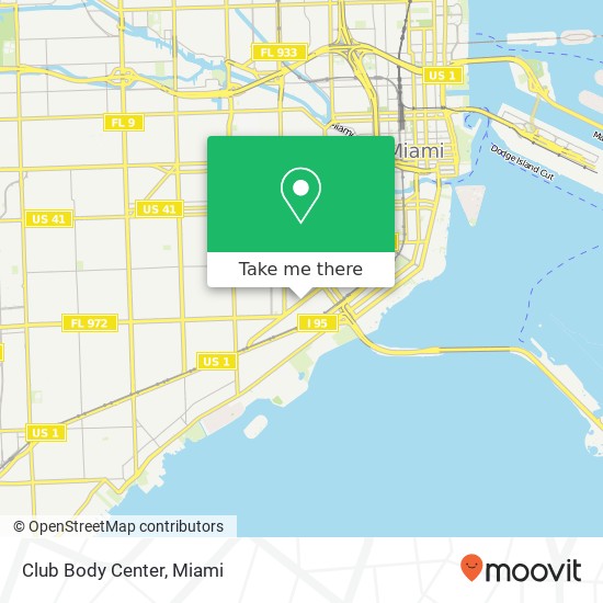 Club Body Center map